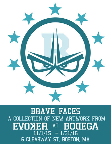 evoker brave faces bodega boston art show paintings